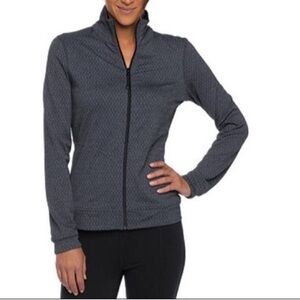 PRANA Randa Jacket Black Jacquard Run Hiking Outdoor Athleisure Size Small